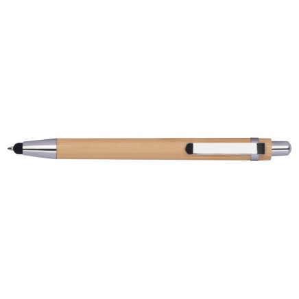 Bamboo ballpen with touch function - 3239