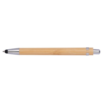 Bamboo ballpen with touch function - 3239