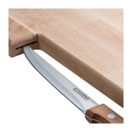 Wooden cutting board with knife Lizzano - 3388