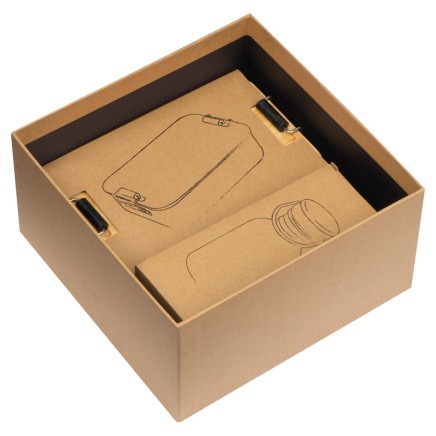 Gift set with drinking bottle and lunch box Québec - 3571 Gift set with drinking bottle and lunch box Québec - 3571