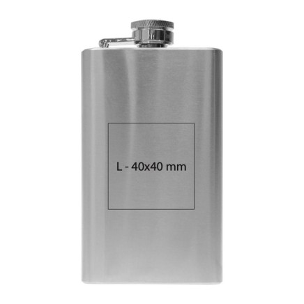 Metal hip flask Fresno - 5708 Metal hip flask Fresno - 5708
