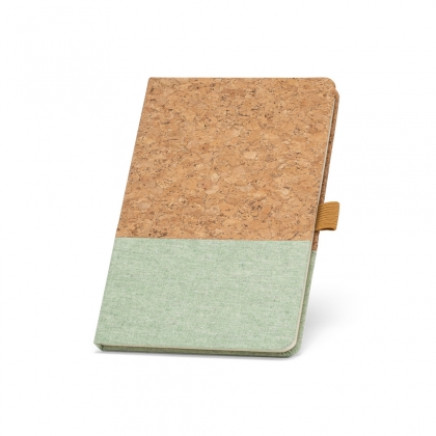 Notebook in cork and linen with lined sheets A5 KLEE 93277 - 119