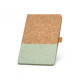 Notebook in cork and linen with lined sheets A5 KLEE 93277 - 119