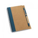 B6 spiral-bound notepad with plain 93715-104
