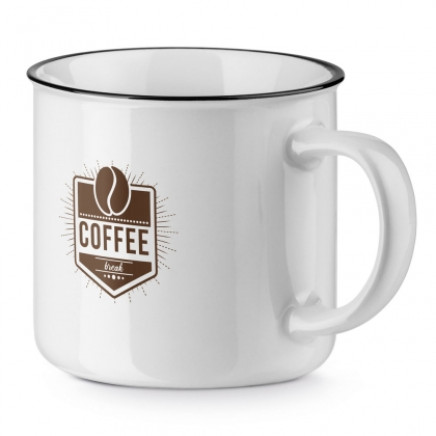 Ceramic mug VERNON WHITE 94673
