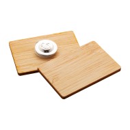 BooBadge bamboo badge - AP716415-D