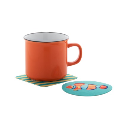Подложка за чаша CreaFelt Drink RPET, квадратна - AP716505-B Подложка за чаша CreaFelt Drink RPET, квадратна - AP716505-B