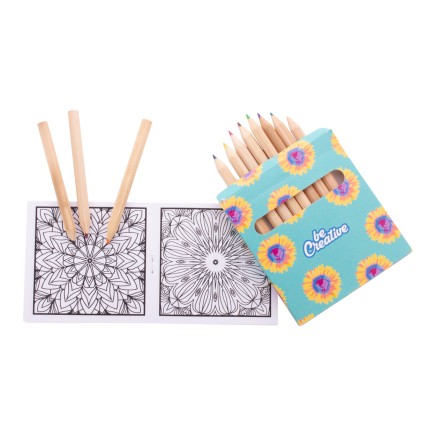 Персонализиран комплект за оцветяване Coloxil 12, мандала - AP716554-D