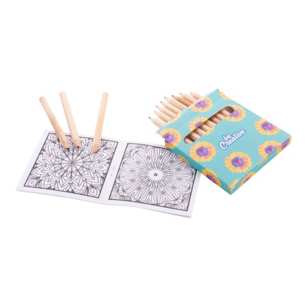Персонализиран комплект за оцветяване Coloxil 12, мандала - AP716554-D