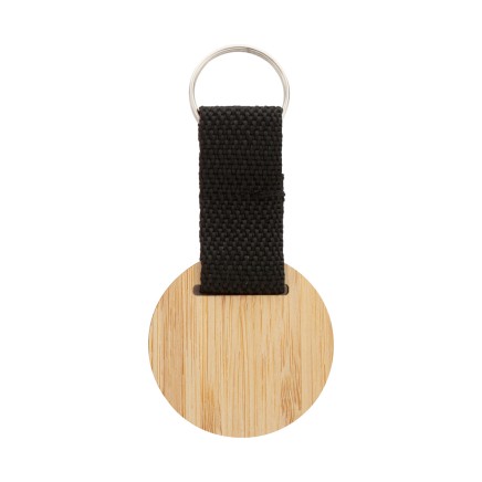Stropp bamboo keyring, round - AP716562-A Stropp bamboo keyring, round - AP716562-A