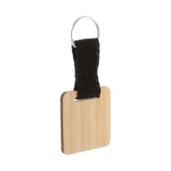 Stropp bamboo keyring, square - AP716562-B Stropp bamboo keyring, square - AP716562-B