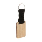 Stropp bamboo keyring, rectangle - AP716562-C Stropp bamboo keyring, rectangle - AP716562-C
