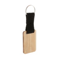 Stropp bamboo keyring, rectangle - AP716562-C Stropp bamboo keyring, rectangle - AP716562-C