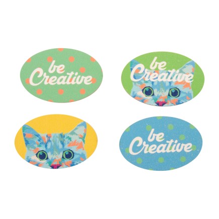 Персонализирана магнитна значка WooBadge - AP716583-B