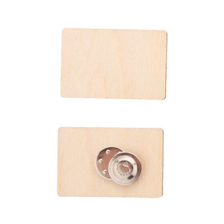 Персонализирана магнитна значка WooBadge - AP716583-D