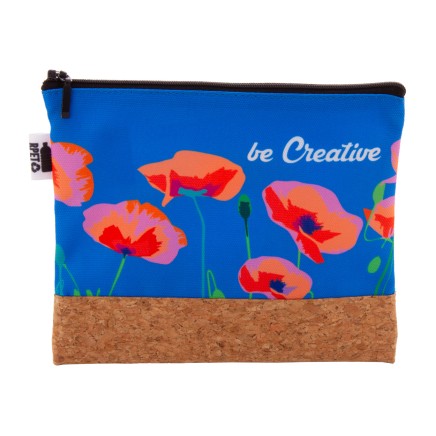 Козметична чанта CreaBeauty Cork M RPET по поръчка - AP716588-10 Козметична чанта CreaBeauty Cork M RPET по поръчка - AP716588-10