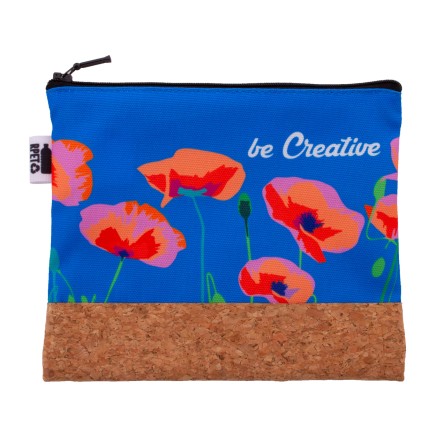 Козметична чанта CreaBeauty Cork M RPET по поръчка - AP716588-10 Козметична чанта CreaBeauty Cork M RPET по поръчка - AP716588-10