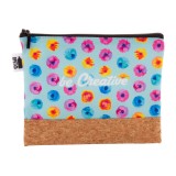Козметична чанта CreaBeauty Cork M RPET по поръчка - AP716588-10