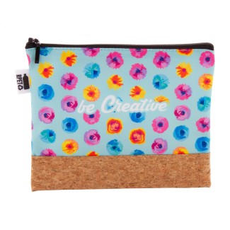 Козметична чанта CreaBeauty Cork M RPET по поръчка - AP716588-10