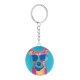 KeyBadge RPET Mini pin button keyring (AP716722)