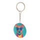 KeyBadge RPET Mini pin button keyring (AP716722)