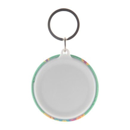 KeyBadge RPET Maxi pin button keyring (AP716723)