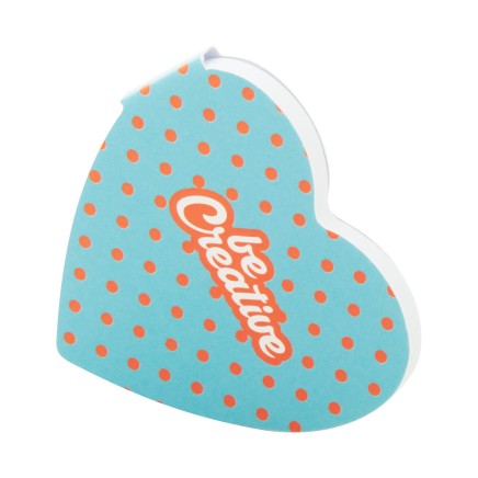 CreaStick Heart custom sticky notepad (AP716759)