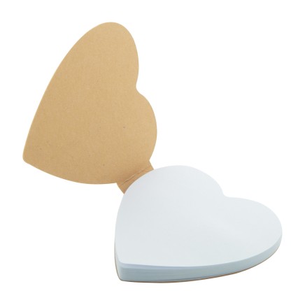 CreaStick Heart Eco custom sticky notepad (AP716764)