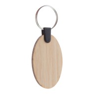 Бамбуков ключодържател Bambry, овален - AP718370-B Бамбуков ключодържател Bambry, овален - AP718370-B