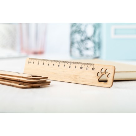 Rooler бамбукова линийка, лапа - AP718526-A Rooler бамбукова линийка, лапа - AP718526-A