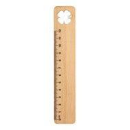Rooler bamboo ruler, clover - AP718526-B Rooler bamboo ruler, clover - AP718526-B