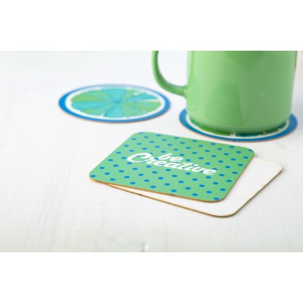 Картонена подложка за чаша CreaPint, квадратна - AP718527-B Картонена подложка за чаша CreaPint, квадратна - AP718527-B