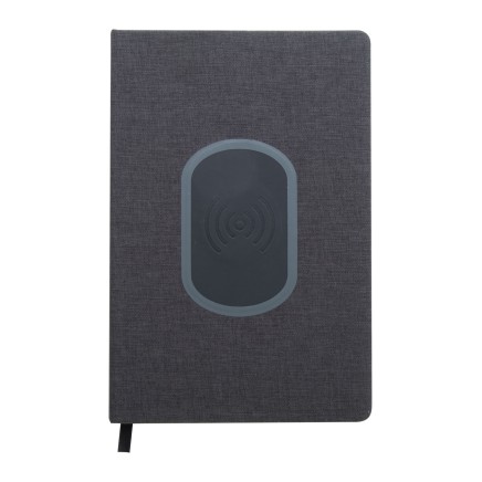 Бележник с безжично зарядно Kevant - AP721138-10 Бележник с безжично зарядно Kevant - AP721138-10