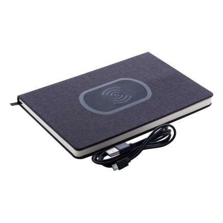Бележник с безжично зарядно Kevant - AP721138-10 Бележник с безжично зарядно Kevant - AP721138-10