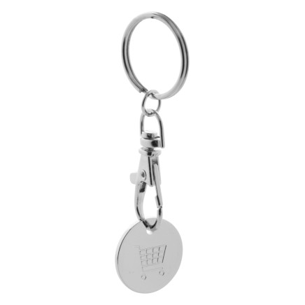 Ключодържател с монети за количка Euromarket - AP731809-25 Ключодържател с монети за количка Euromarket - AP731809-25