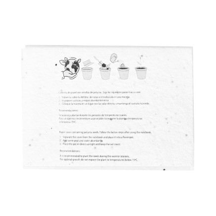 Albot seed paper sticky notepad (AP734047-01) Albot seed paper sticky notepad (AP734047-01)