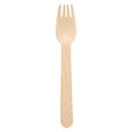 Woolly wooden cutlery, fork - AP800439-C