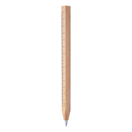 Burnham Black ballpoint pen with ruler (AP808138)
