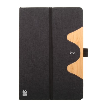 Chatom RPET wireless charger notebook (AP864032-10)