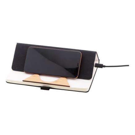 Chatom RPET wireless charger notebook (AP864032-10)