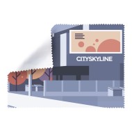 RPET микрофибърна кърпичка за почистване на очила с вкл.печат   - AP874015-01 RPET микрофибърна кърпичка за почистване на очила с вкл.печат   - AP874015-01