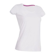 MEGAN V-NECK T-SHIRT - HS43STFFFFFF MEGAN V-NECK T-SHIRT - HS43STFFFFFF
