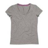 Дамска тениска с V-образно деколте - HS45STB0B0B0