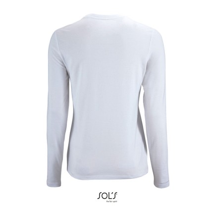 SO02075 SOL'S IMPERIAL LSL WOMEN - LONG-SLEEVE T-SHIRTH White SO02075 SOL'S IMPERIAL LSL WOMEN - LONG-SLEEVE T-SHIRTH White