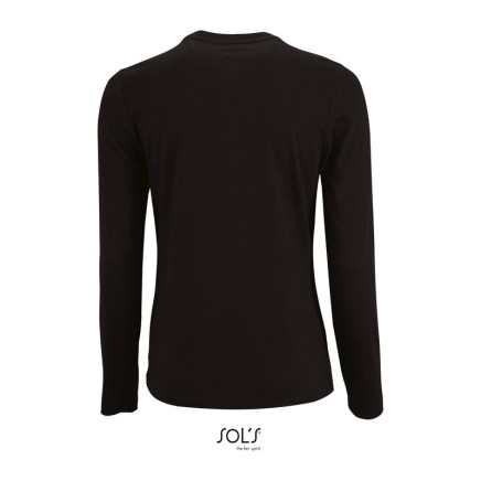 SO02075 SOL'S IMPERIAL LSL WOMEN - LONG-SLEEVE T-SHIRT Black SO02075 SOL'S IMPERIAL LSL WOMEN - LONG-SLEEVE T-SHIRT Black