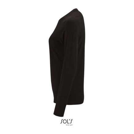 SO02075 SOL'S IMPERIAL LSL WOMEN - LONG-SLEEVE T-SHIRT Black SO02075 SOL'S IMPERIAL LSL WOMEN - LONG-SLEEVE T-SHIRT Black