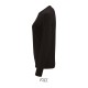 SO02075 SOL'S IMPERIAL LSL WOMEN - LONG-SLEEVE T-SHIRT Black