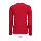 SO02075 SOL'S IMPERIAL LSL WOMEN - LONG-SLEEVE T-SHIRTH Red