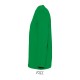 SO11420 SOL'S MONARCH - MEN'S ROUND COLLAR LONG SLEEVE T-S Kelly Green