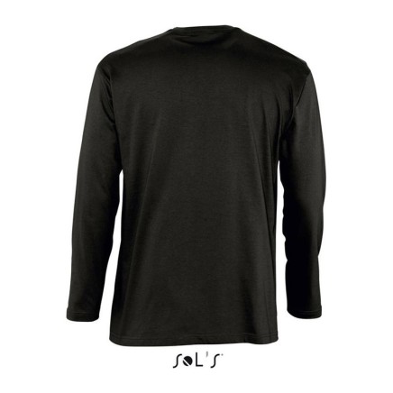 SO11420 SOL'S MONARCH - MEN'S ROUND COLLAR LONG SLEEVE T-S Black SO11420 SOL'S MONARCH - MEN'S ROUND COLLAR LONG SLEEVE T-S Black